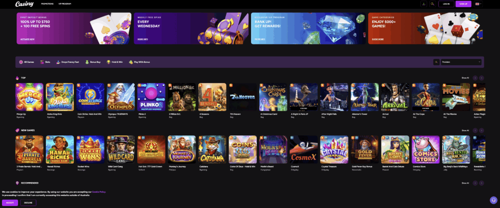 Maximize Your Winnings with Casiny Casino No Deposit Bonus